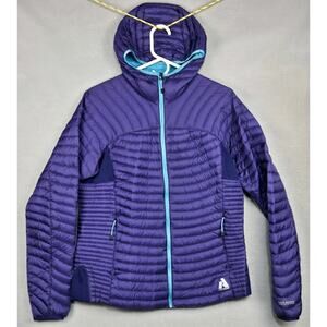 Eddie Bauer First Ascent EB800 Lightweight Down Puffer Womens Jacket Size Large